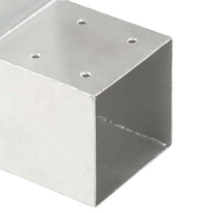 Post Connector L Shape Galvanised Metal 71x71 mm