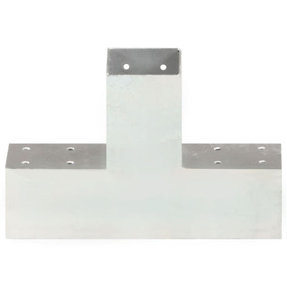 Post Connector X Shape Galvanised Metal 71x71 mm
