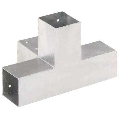 Post Connector X Shape Galvanised Metal 71x71 mm