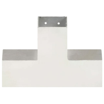 Post Connector X Shape Galvanised Metal 81x81 mm