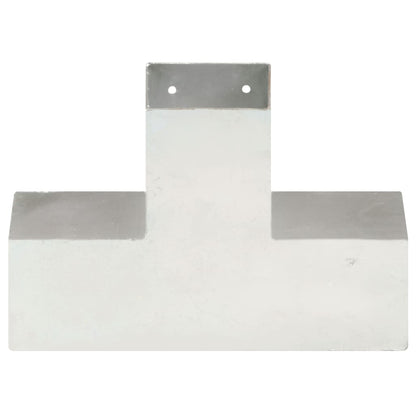 Post Connector X Shape Galvanised Metal 91x91 mm