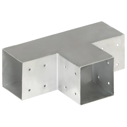 Post Connector T Shape Galvanised Metal 101x101 mm