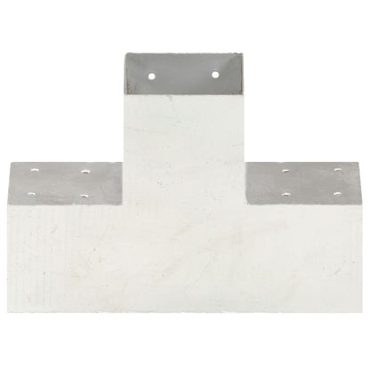 Post Connector X Shape Galvanised Metal 101x101 mm