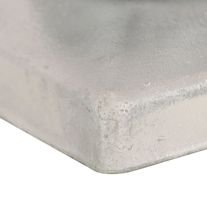 Post Caps 6 pcs Globe Final Galvanised Metal 101x101 mm