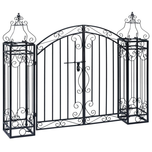 Garden Gate | Black | Wrought iron | Medium | Durable | Garden Gate