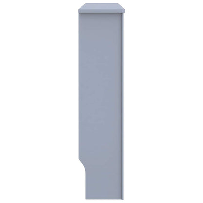 Radiator Cover Grey 112x19x81.5 cm Engineered Wood