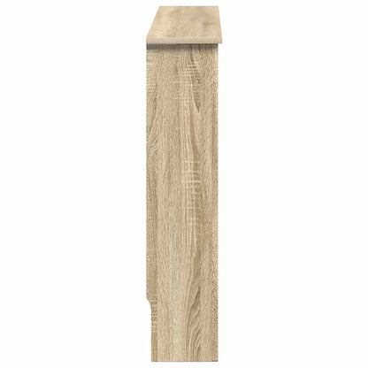 Radiator Cover 112x19x81.5 cm Engineered Wood