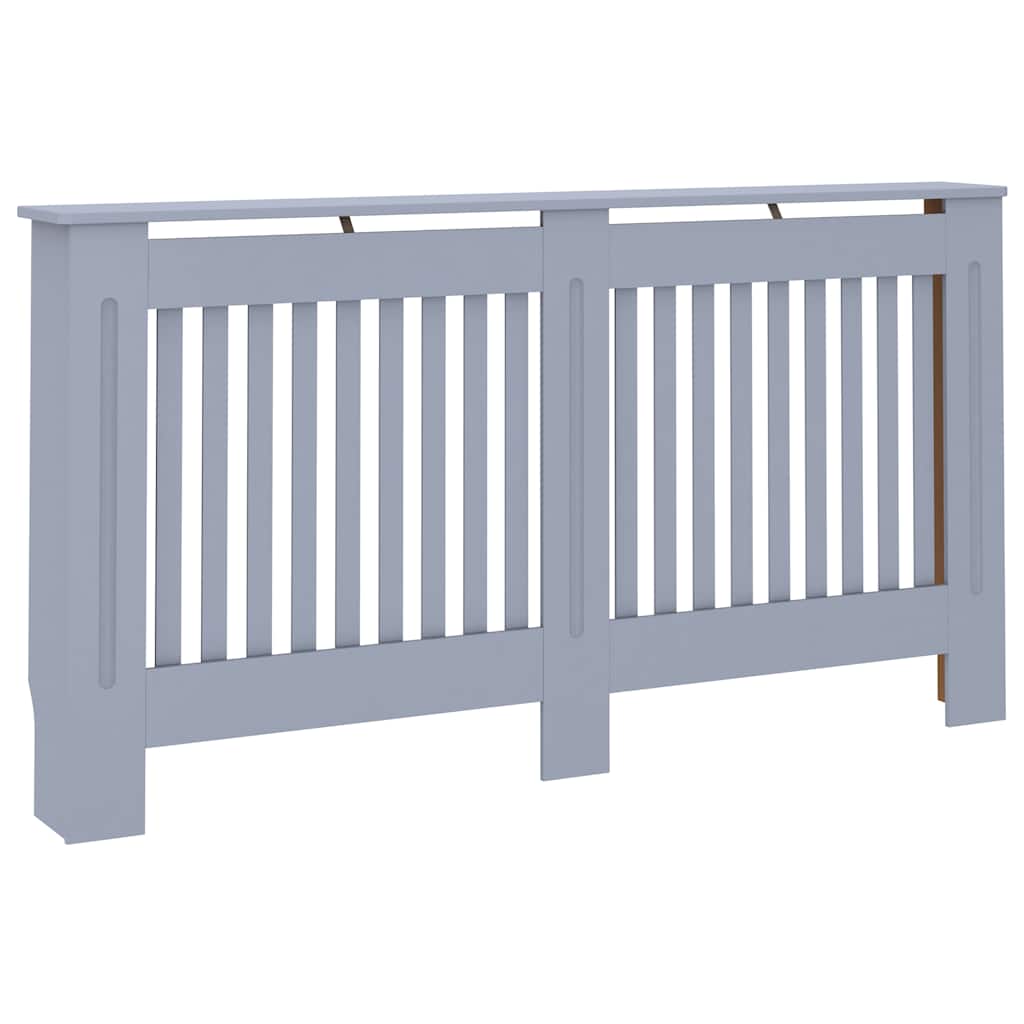 Radiator Cover Anthracite 152x19x81.5 cm MDF