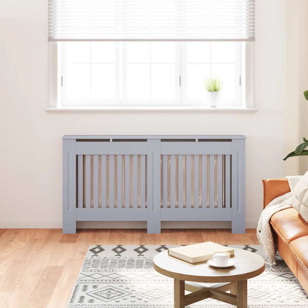 Radiator Cover Anthracite 152x19x81.5 cm MDF