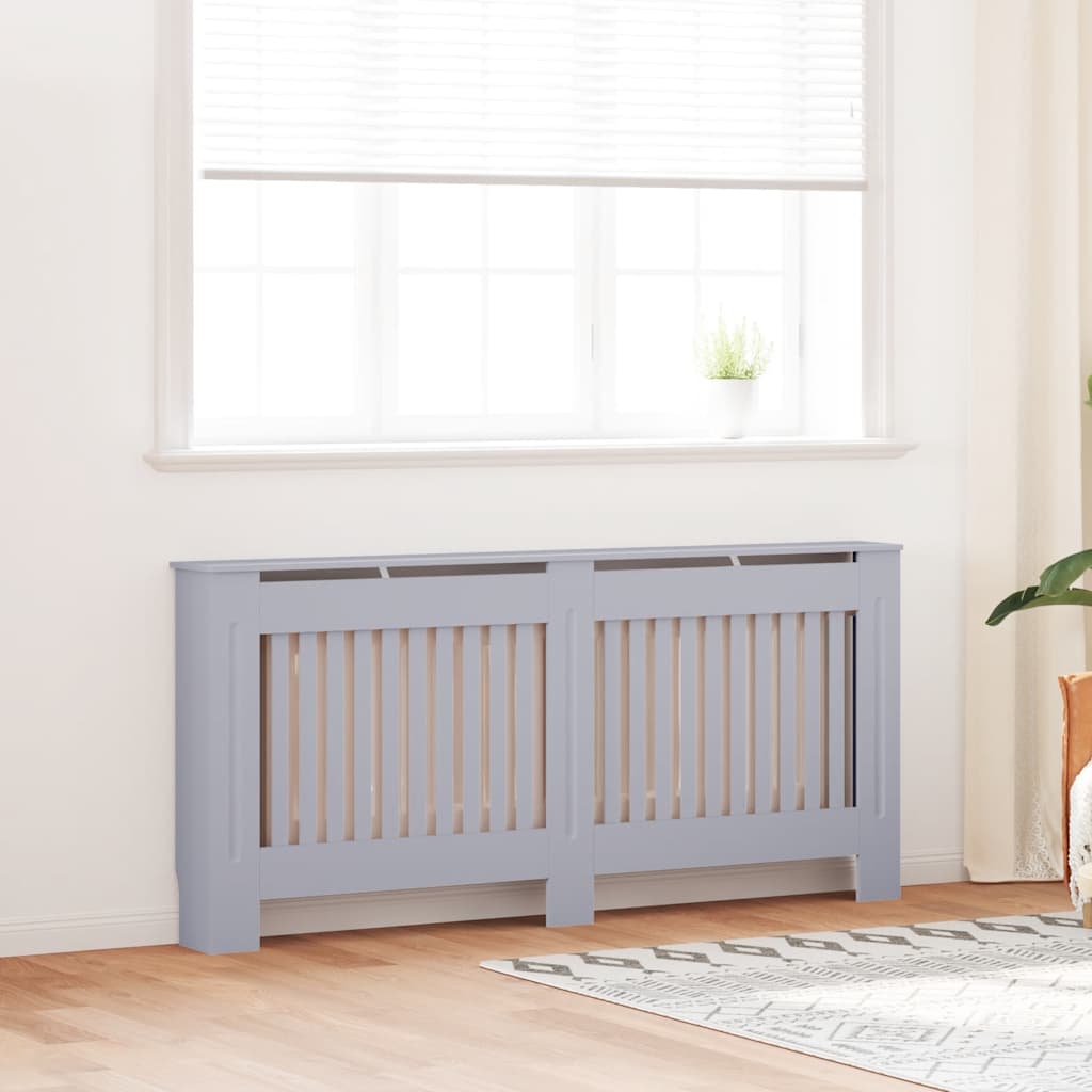 Radiator Cover Anthracite 172x19x81.5 cm MDF
