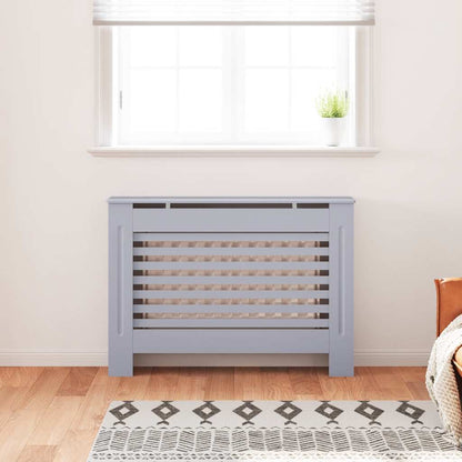 Radiator Cover Anthracite 112x19x81.5 cm MDF
