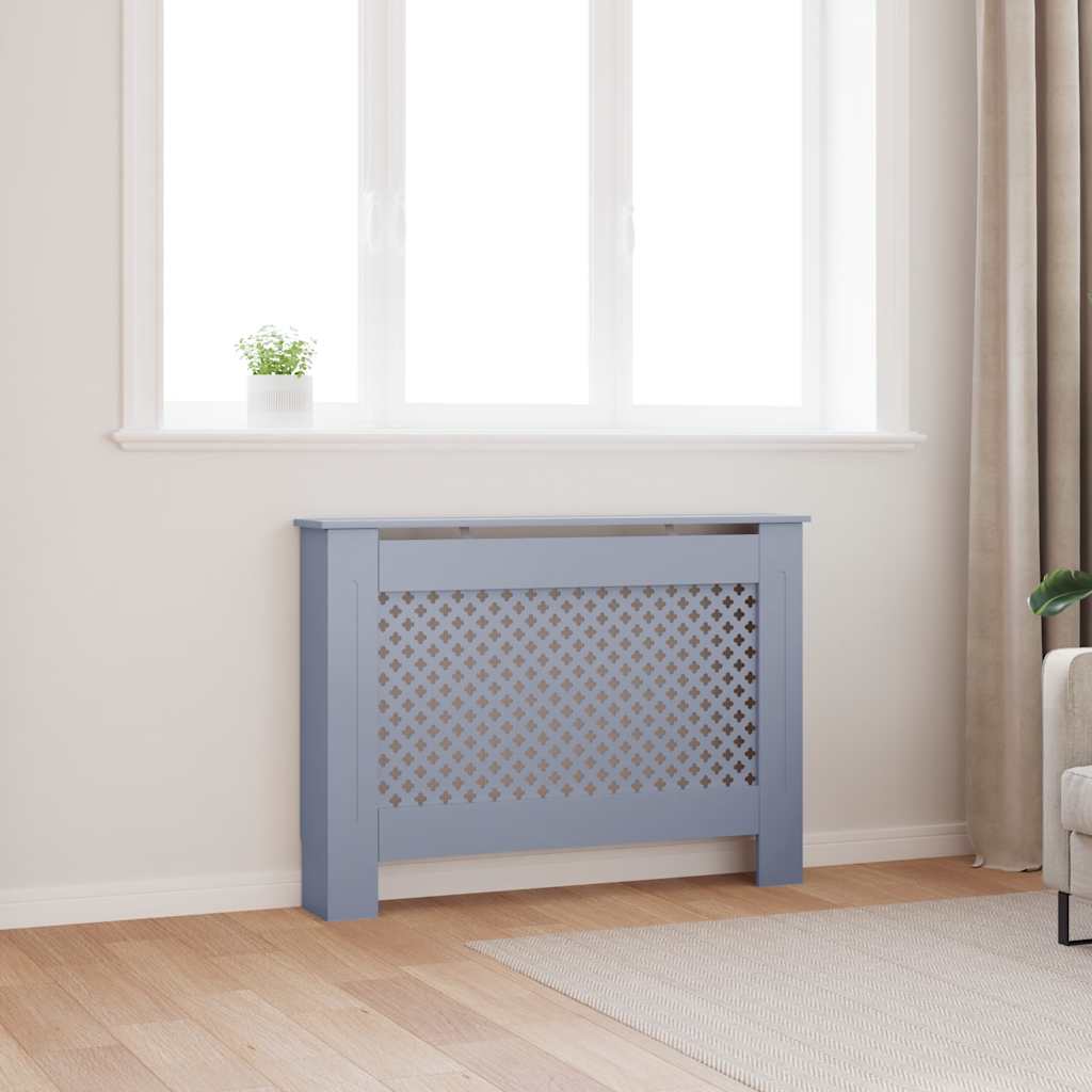 Radiator Cover Anthracite 112x19x81.5 cm MDF