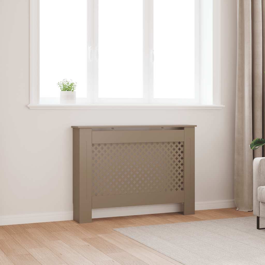 Radiator Cover 112x19x81.5 cm MDF