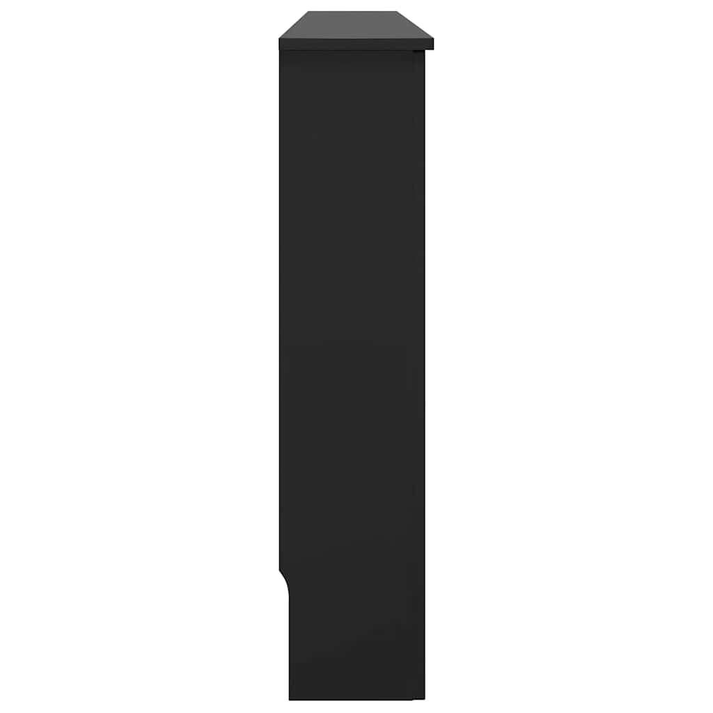 Radiator Cover Black 172x19x81.5 cm MDF