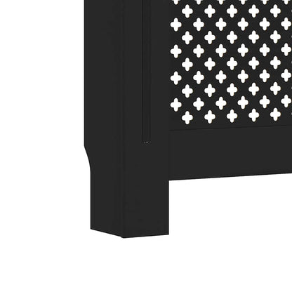 Radiator Cover Black 172x19x81.5 cm MDF
