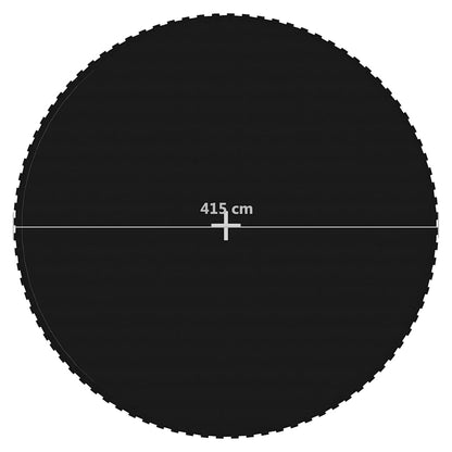 Jumping Mat Fabric Black for 15 Feet/4.57 m Round Trampoline