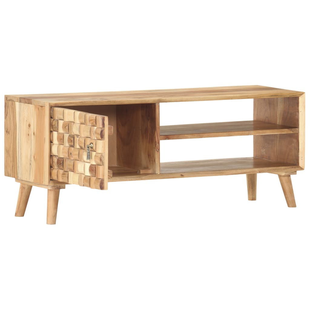 TV Cabinet 100x30x40 cm Solid Acacia Wood