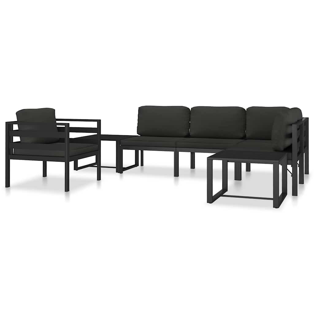 Table | Anthracite | Aluminium | 60 x 60 x 38 cm | Modular