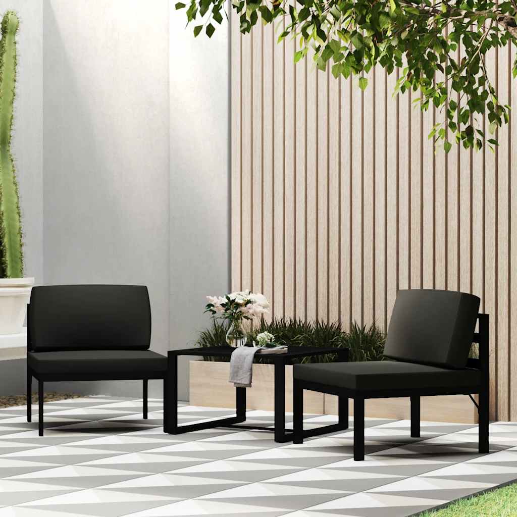 Table | Anthracite | Aluminium | 60 x 60 x 38 cm | Modular