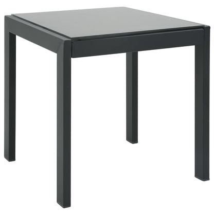 Sun Lounger And Table |  Set of 2 | Grey