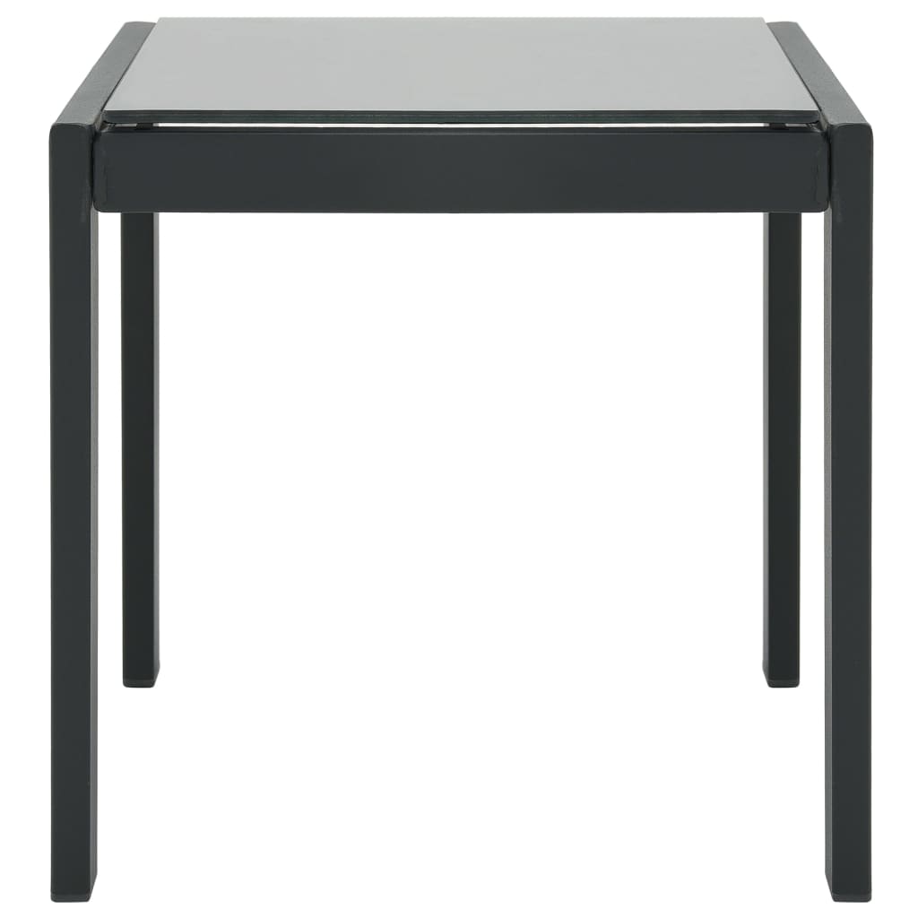 Sun Lounger And Table |  Set of 2 | Grey