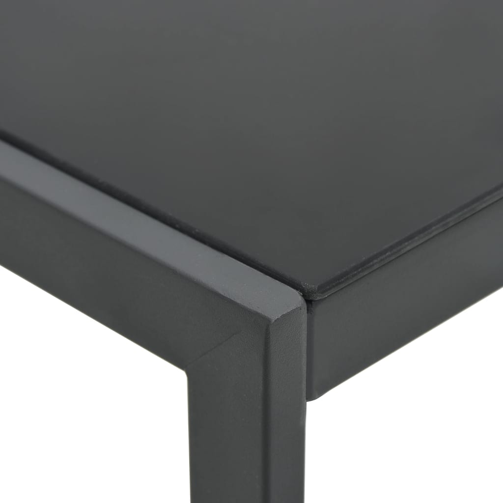 Sun Lounger And Table |  Set of 2 | Grey