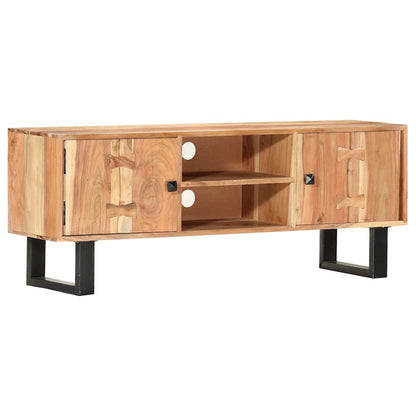 287341 vidaXL TV Cabinet 118x30x45 cm Solid Acacia Wood