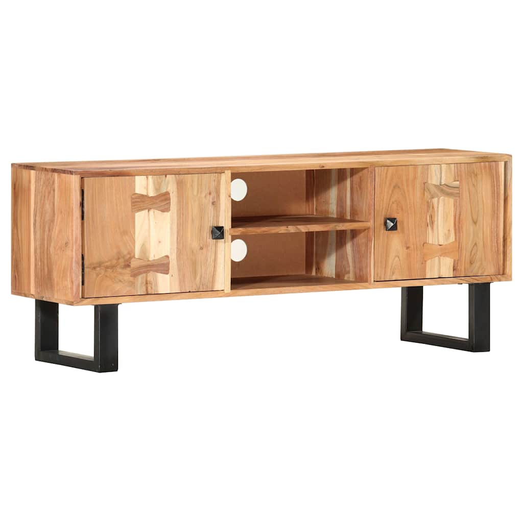 287341 vidaXL TV Cabinet 118x30x45 cm Solid Acacia Wood