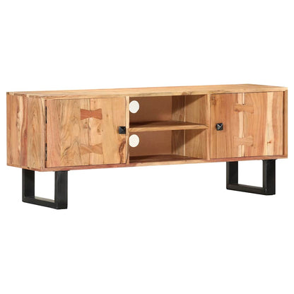 287341 vidaXL TV Cabinet 118x30x45 cm Solid Acacia Wood