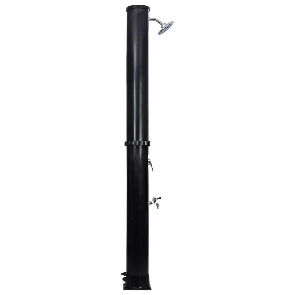 Outdoor Solar Shower with Shower Head and Faucet 40 L