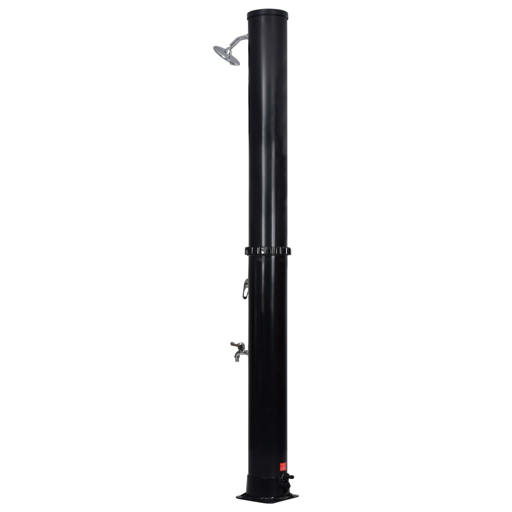 Outdoor Solar Shower with Shower Head and Faucet 40 L
