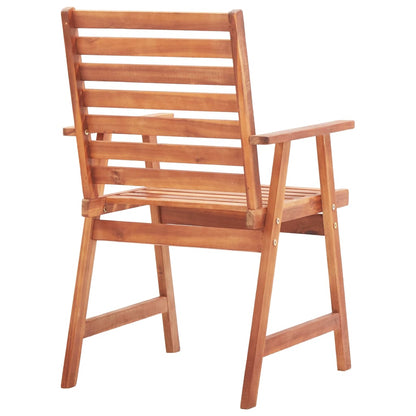 Outdoor Chair | Set of 6 | Natural wood | Solid Acacia wood