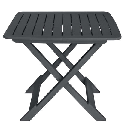 Garden Bistro Set | Anthracite | Plastic | Compact | Foldable