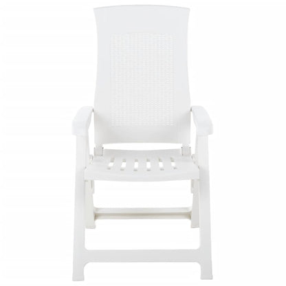 Garden Chair | Set of 2 | White | Plastic | Standard