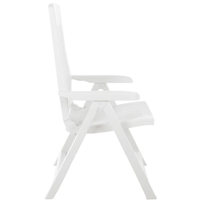 Garden Chair | Set of 2 | White | Plastic | Standard
