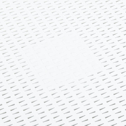 Side Table White 54x54x36.5 cm Plastic