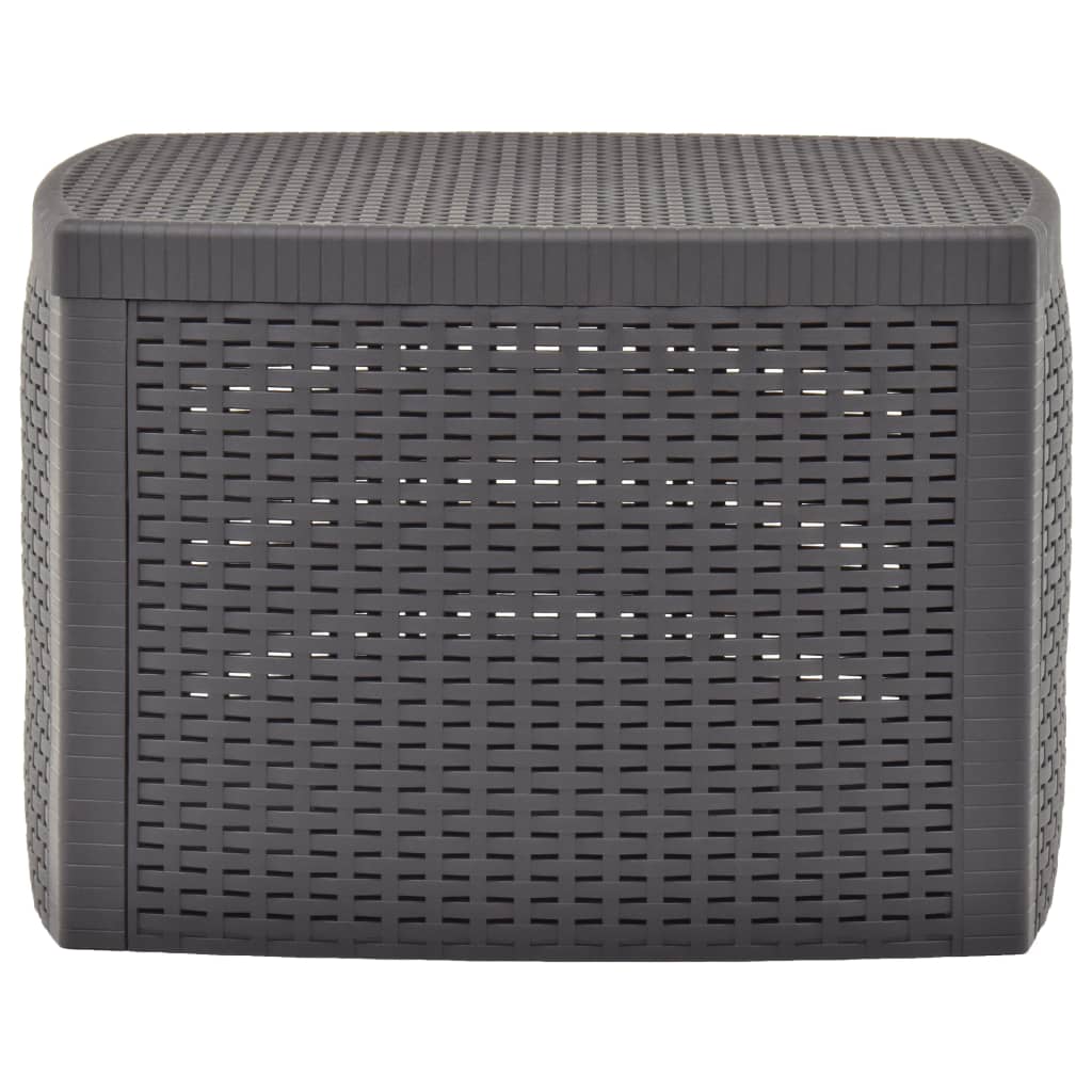 Side Table Mocha 54x54x36.5 cm Plastic