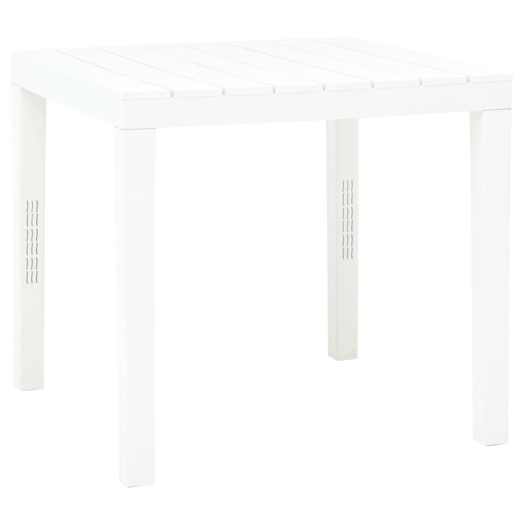 Garden Set | White | Plastic | Medium | Durable | Garden Set | Square