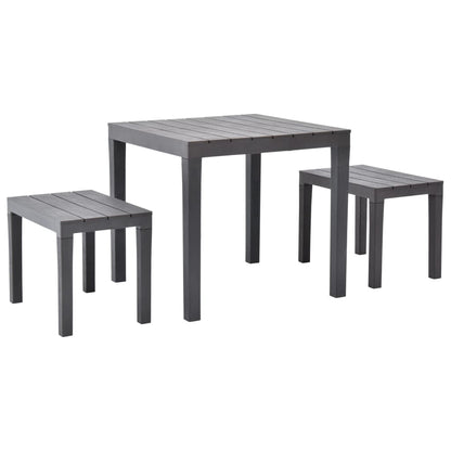 Garden Set | Brown | Plastic | Tough | Garden Set | Square | Modern