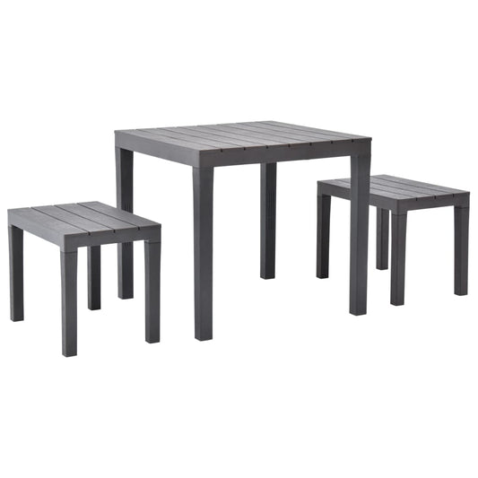 Garden Set | Brown | Plastic | Tough | Garden Set | Square | Modern