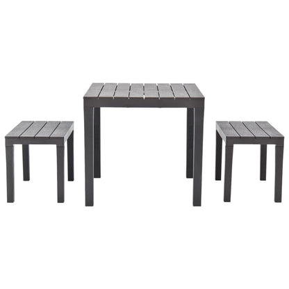 Garden Set | Brown | Plastic | Tough | Garden Set | Square | Modern