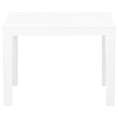 Garden Bench | Set of 2 | White | Plastic | Medium | Lightweight