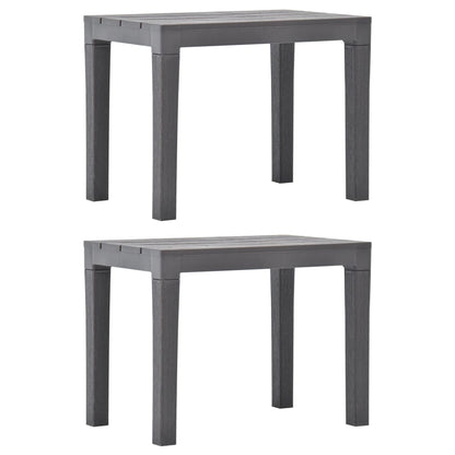 Garden Bench | Set of 2 | Mocca | Plastic | Small | Light Weight