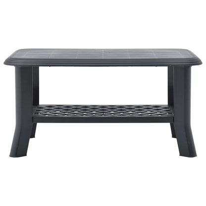 Coffee Table Anthracite 90x60x46 cm Plastic