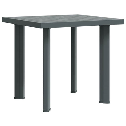 Garden Table Green 80x75x72 cm Plastic