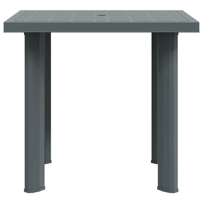 Garden Table Green 80x75x72 cm Plastic