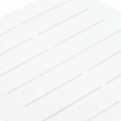 Folding Garden Table White 45x43x50 cm Plastic