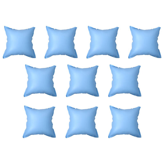 Pool Pillow | Set of 10 | Blue | PVC | Large | Durable | Pool Pillow