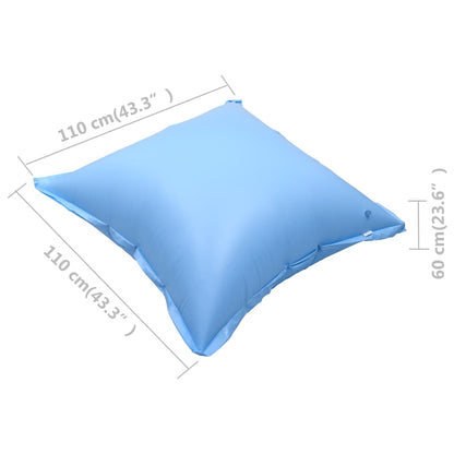 92436 vidaXL Inflatable Winter Air Pillows for Above-Ground Pool Cover 10 pcs PVC