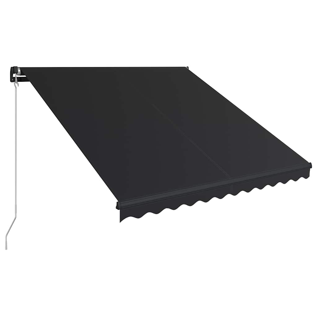Manual Retractable Awning 350x250 cm Anthracite